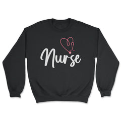 Nurse RN Heart Stethoscope Student Nurse Practitioner product - Unisex Sweatshirt - Black