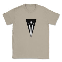 Puerto Rico Black Flag Resiste Boricua by ASJ graphic Unisex T-Shirt - Cream