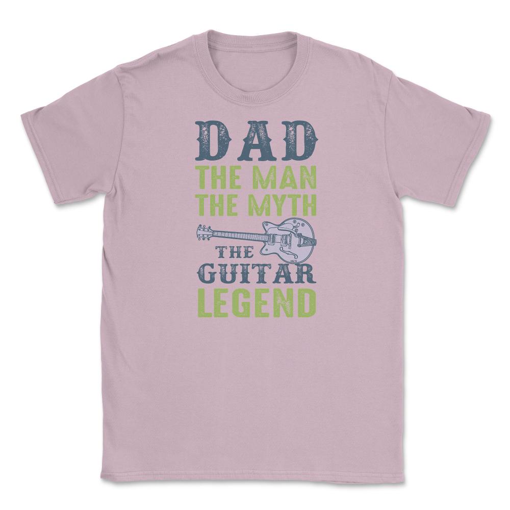 Dad the man the myth Unisex T-Shirt - Light Pink