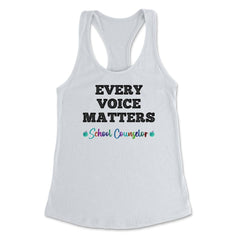 School Counselor Appreciation Every Voice Matters Students product - White