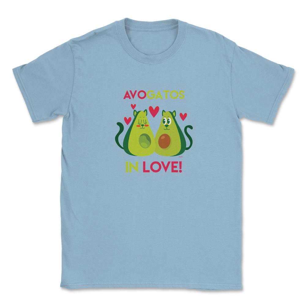 Avogatos in Love! t shirt Unisex T-Shirt - Light Blue