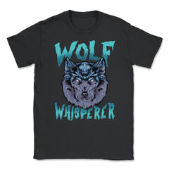 Wolf Whisperer Grunge Halloween Unisex T-Shirt - Black
