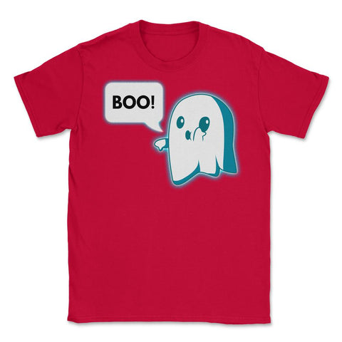 Ghost of disapproval Funny Halloween Unisex T-Shirt - Red