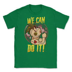 Voodoo Doll We can do it Halloween Fun Unisex T-Shirt - Green