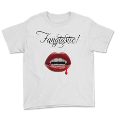 Fangtastic/Vampire Theme Youth Tee - White