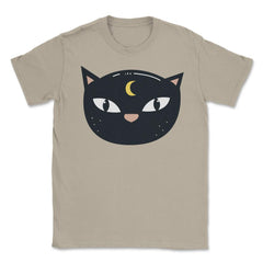Mysterious Halloween Cat Face Costume Shirt Gifts Unisex T-Shirt - Cream