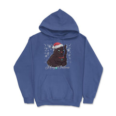 Merry Christmas Cat Funny Humor T-Shirt Tee Gift Hoodie - Royal Blue