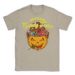 Official Candy Tester Trick or Treat Halloween Fun Unisex T-Shirt - Cream