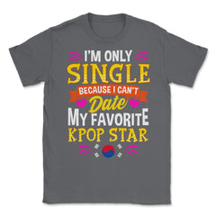 K-POP Star Lover for Korean music Fans design Unisex T-Shirt - Smoke Grey