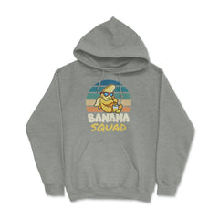Banana Squad Lovers Funny Banana Fruit Lover Cute graphic Hoodie - Grey Heather