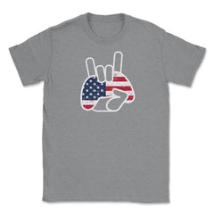 Patriotic Mode Gamer T-Shirt Tee Shirt Gift Unisex T-Shirt - Grey Heather