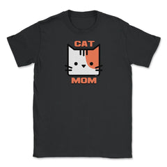 Cat Mom Unisex T-Shirt - Black