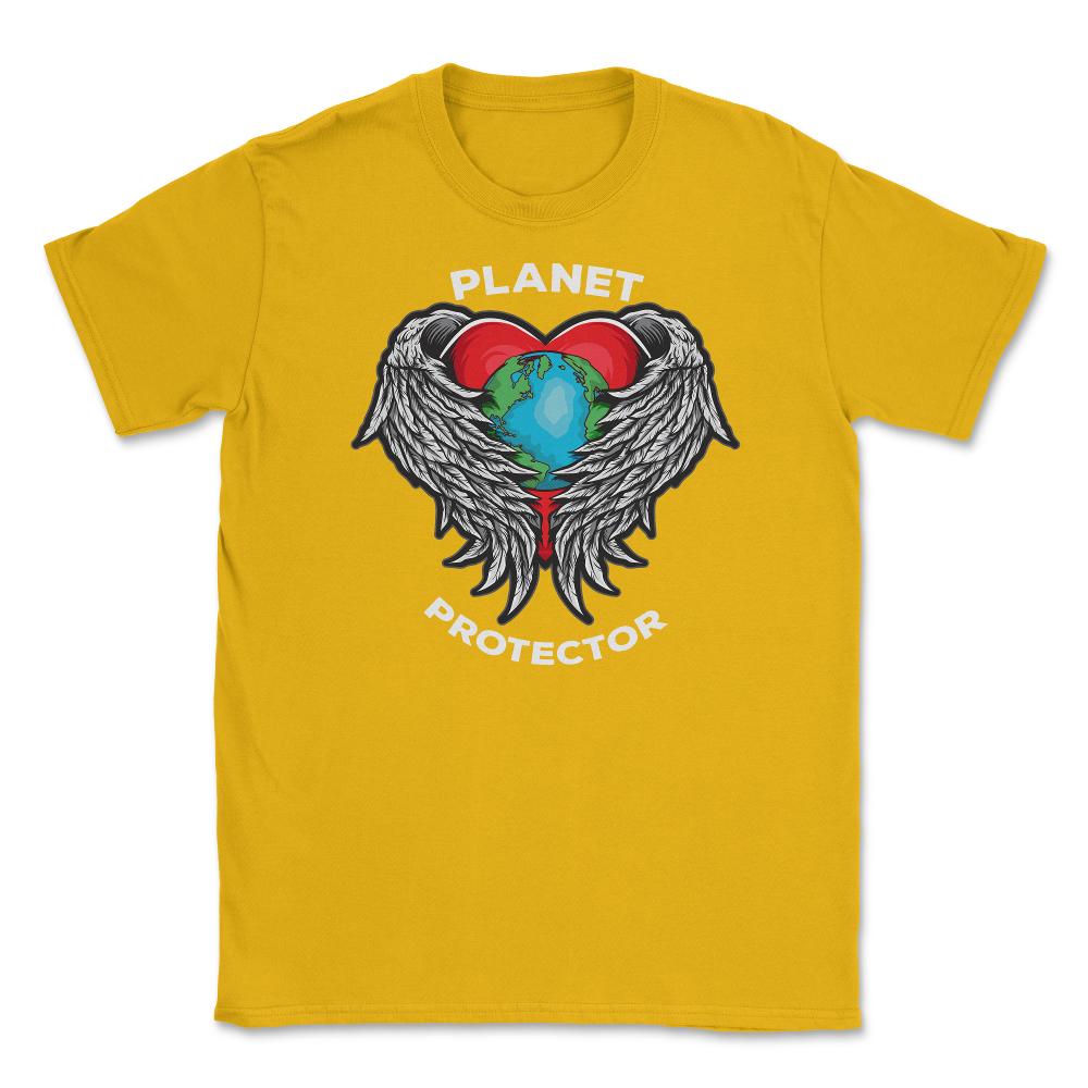 Planet Protector Earth Day Unisex T-Shirt - Gold
