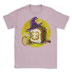 Sand-Witch Funny Halloween Witch Sandwich Humor Unisex T-Shirt - Light Pink