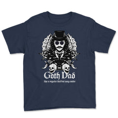 Goth Dad Like A Regular Dad But Way Cooler For Gothic Lovers design - Navy