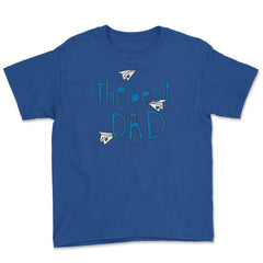 The Best Dad Youth Tee - Royal Blue