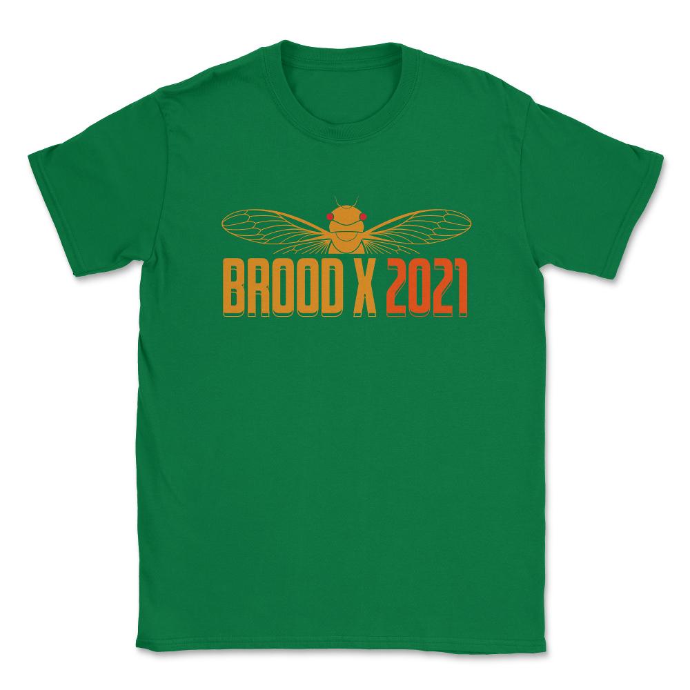 Cicada Brood X 2021 Reemergence Theme Minimalist product Unisex - Green