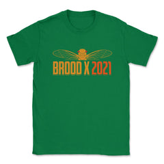 Cicada Brood X 2021 Reemergence Theme Minimalist product Unisex - Green