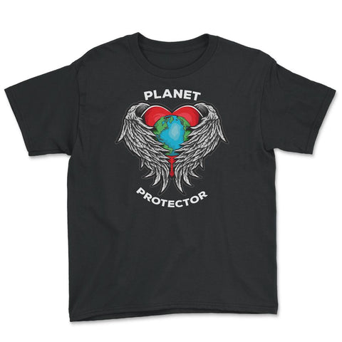 Planet Protector Earth Day Youth Tee - Black
