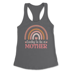 Lucky to be a Mother Women’s Bohemian Rainbow Mother's Day product - Dark Grey