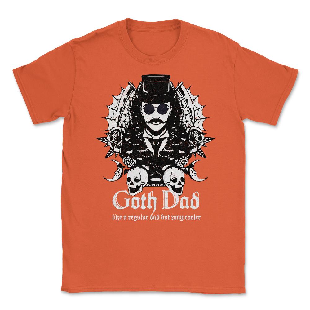 Goth Dad Like A Regular Dad But Way Cooler For Gothic Lovers design - Orange