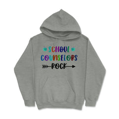 Funny School Counselors Rock Trendy Counselor Appreciation product - Grey Heather
