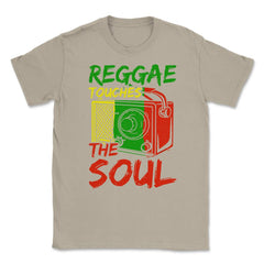 Reggae Touches The Soul Reggae & Rasta Music Lover graphic Unisex - Cream