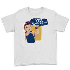 Yes, we can do it! Anime Teen Youth Tee - White