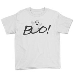 Boo! Ghost Humor Halloween Shirts & Gifts Youth Tee - White