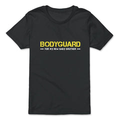 Bodyguard for my new baby brother-Big Brother product - Premium Youth Tee - Black