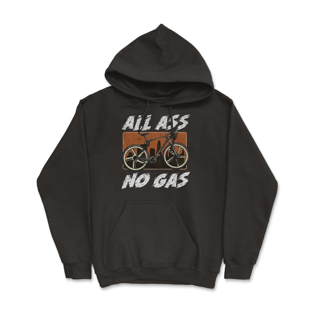 All Ass No Gas Cycling & Bicycle Riders product - Hoodie - Black