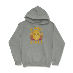 Nuggie Time! Happy Kawaii Chicken Nugget With Open Arms product Hoodie - Grey Heather