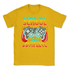 Elementary Level Complete Video Game Controller Graduate print Unisex - Gold