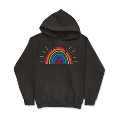Bohemian Rainbow & Pi Symbol For A Happy PI Day Math Teacher graphic - Black