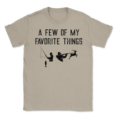 Funny Hunting And Fishing Lover A Few Of My Favorite Things print - Cream