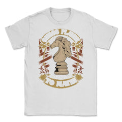 Chess Player Always Ready To Mate Antique Classic Style design Unisex - White