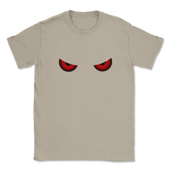 Evil Red Scary Eyes Halloween T Shirts & Gifts Unisex T-Shirt - Cream
