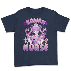 Anime Girl Nurse Design Gift product Youth Tee - Navy