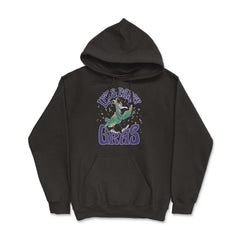 Let’s Party Gras Funny Mardi Gras Bird Drinking product Hoodie - Black